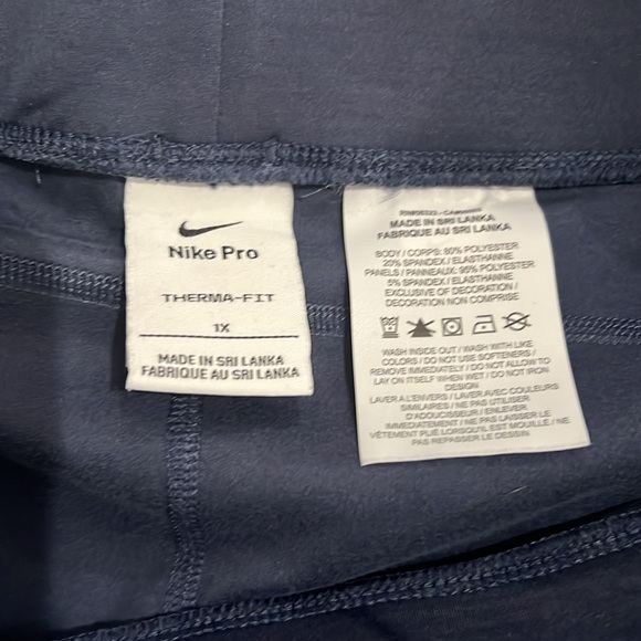 Nike Pro Therma-fit top and leggings 1X - Picture 5 of 8